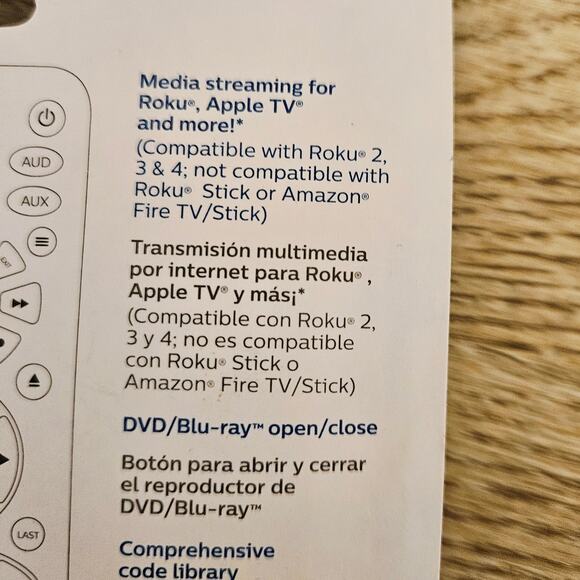 Philips Universal Remote Control Unit Audio Video 6 Device Silver SRP3016S/27 - Picture 3 of 4